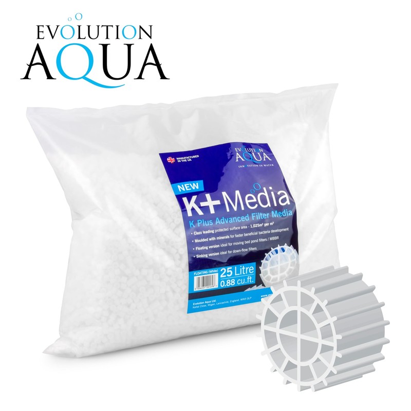 Evolution Aqua K+ Media 25L Floating (White)