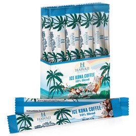 Hawaii Selection/Ice Coffee 10% Kona Blend/Spray Dried Instant Stick Type/ 10