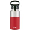スケーター (skater) スポーツボトル ハンドル付 ステンレスボトル 水筒 大容量 レッド 900ml SDH9