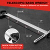 SHALL Telescoping Basin Wrench, Adjustable Sink Wrench with 10'' to