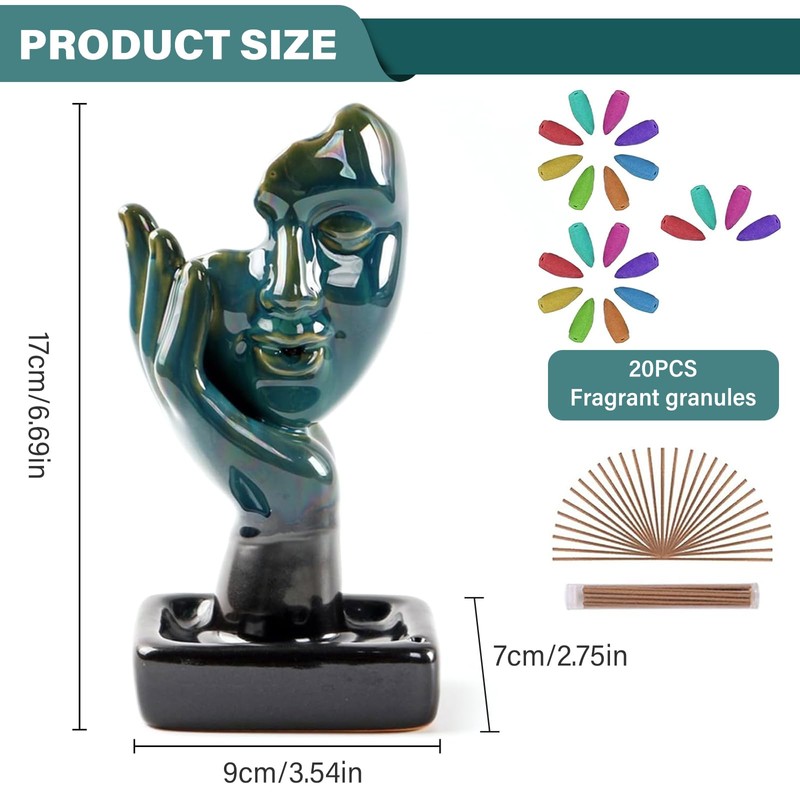 Incense Stick Holder, Incense Burner, Backflow Incense Burner, Backflow Incense