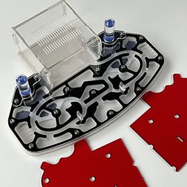 Large Size 24 x 18 cm Arylic Ant Nest, Ant Farm, Ant Habitat, Formicarium with Built-in Arena "Platform" (Black)