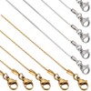 SUNNYCLUE 12 PACK 16 Inch/ 0.4m 1mm Stainless Steel Necklace