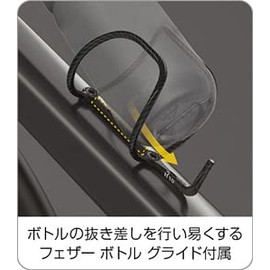 Topeak Feza R10 Carbon Kevlar Bottle Cage for Road Bikes, Lightweight 10g, Red