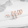 Cangall Silver Hoop Earrings for Women, 3 Pairs 925 Sterling