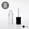 DIY Lip Gloss Mini Empty Tint Bottle 1.2ml 02 Tint Empty Bottle Silver - 1.2ml 10ea