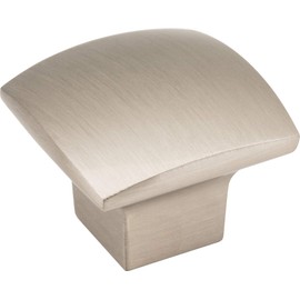 Jeffrey Alexander 431SN Sonoma 1-3/16 Square Knob - Satin Nickel