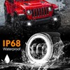 BEEYEO 4 Inch RGB LED Fog Lights 60W High-Intensity Off-Road
