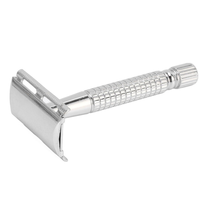 Long Handle Double Sided Shaving Tool Premium Metal Vintage Safety