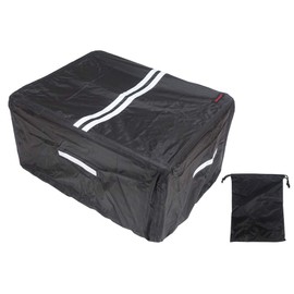 AETONYX MY-190 Waterproof Multi Rain Cover, Bicycle, Front, Back, Basket, Luggage, Commuting to Work or School, Bag, Backpack, Multi-purpose Cover, Black