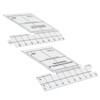 18inch Double Strip Quilting Ruler 60 Degree Diamond Quilt Ruler
