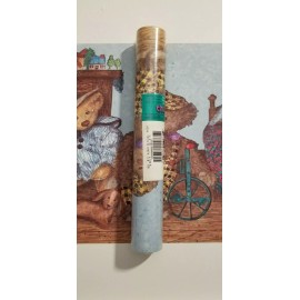 Encore Stuffed Animals Toys Blue Brown Multi Color Wallpaper Border by Encore