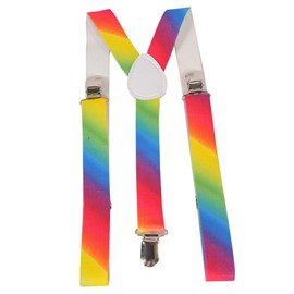 Dress Up America Fashion Rainbow Unisex Suspenders