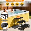 3-Step Heavy Duty Hot Tub Step, 500LBS Capacity, 24″ High