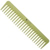 Kumi Wheat Eco-Friendly Long Wide Tooth Detangling hair Comb,Green -