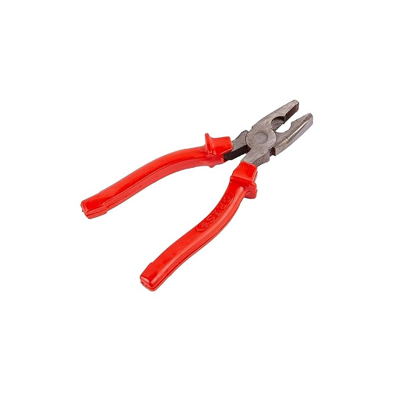 Blackspur - Cast Iron Combination Pliers - 15cm - Red