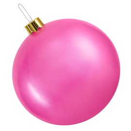 Inflatable Christmas Ornaments,25" Christmas Oversized Ornament,Christmas Ball Decorations Indoor Outdoor, Use as Festive Yard Decoration