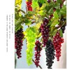 Bairdish 2bunches Purple Large Bunch Artificial Grape Lifelike Artificial Grapes