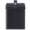 LOGOS 81340201 Metal Palm Box, Black, Approx. Width 5.3 x