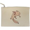 'Axolotl' Canvas Clutch Bag/Accessory Case (CL00041007)