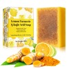 Zitronen-Kurkuma-Kojic-Säure-Seife, Kurkuma Aufhellende Seife, Lemon Turmeric Kojic Acid Soap, Kurkuma