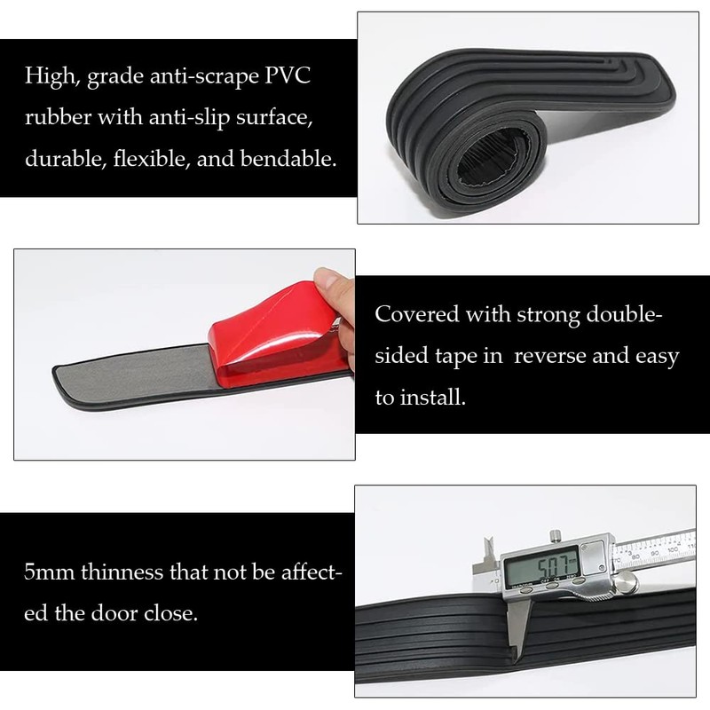 Car Rear Bumper Protector Guard, 35.4 * 2.76 Inch Universal