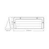 Rytons Building Products ABC3TC Light and Draught Reducing Airbrick Cowl