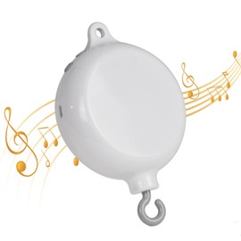 HLEEDUO Crib Mobile Motor Music Box,mobile music box spinner Built-in Memory Card to Download Music,Arbitrary Volume,Portable Sound Machine Mobile Spinner