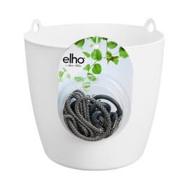 elho 18 cm Brussels Hanging Basket - White