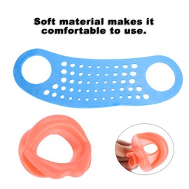 Pongnas Face Lifting Band, Chin Cheek Slimming Mask Double Chin Strap V Face Bandage Silicone Lip Trainer AntiWrinkle Tool