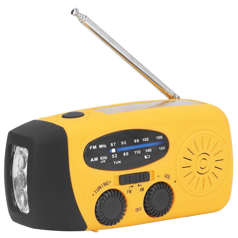Hand Crank Solar Radio Multifunctional Emergency Radio LED Radio with