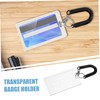 NUOBESTY 3 Sets Work Card Holder Lanyard for Keys Spring