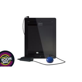 Mighty BoomBall Portable Vibration Speaker with Battery Booster - Blue