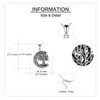 ONEFINITY Tree of Life Urn Necklaces for Ashes Sterling Silver