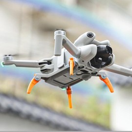 Cooles Spinnenförmiges Drohnenfahrwerk mit Faltbarem Design, 30 Mm Hohem Verlängerungsbein und Silikongurten für Mini 4 Pro (ORANGE)