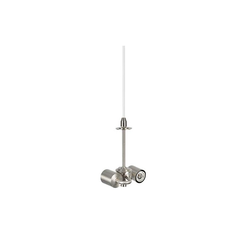 Aspen Creative, White, 72153-11 Two Hanging Pendant Ceiling Light with