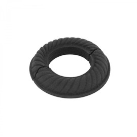 Renovators Supply Manufacturing Aluminum Escutcheon Plate 3.13" OD Escutcheon 1.25" IPS Black Radiator Flange