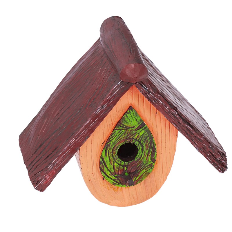 Bird House Garden Tree Decoration Hummingbird Synthetic Resin House Craft