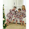 Linnhoy Family Christmas Pajamas Set,Matching Christmas Family Pajamas for Women/Men/Kids,One-Piece