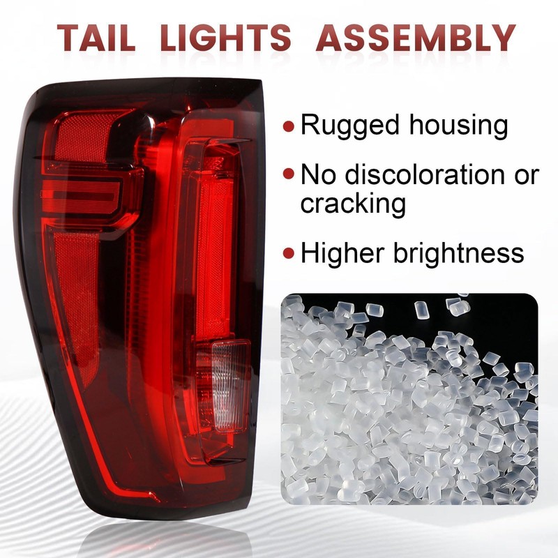 CONLLCON LED Tail Lights Assembly Compatible with 2019-2023 GMC Sierra