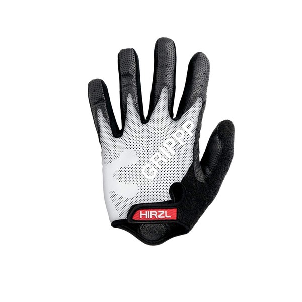 HIRZL GRIPPP Tour Cycling Gloves, White, X-Large/10/Full Finger