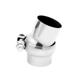 2.5 Inch 20 Degree Adjustable SS304 Stainless Steel Bend Tube Exhaust Elbow Pipe for Car Customized Modified Exhaust System