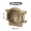 X AUTOHAUX Terminal Ignition Distributor Cap with Rotor for Ford