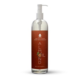 100% Natural Sweet Almond oil- for Aromatherapy, Essential oils, Moisturizing, and Massage