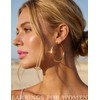 75 Pairs Gold Stud Earrings Set for Women, Trendy Hypoallergenic