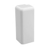 Trevendo® 10 pieces white outer corner for skirting board skirting