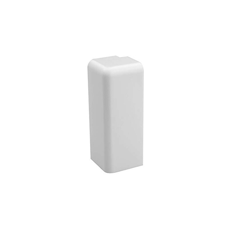Trevendo® 10 pieces white outer corner for skirting board skirting