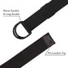macoking 2 Pack Cloth Canvas Belts for Men with Double