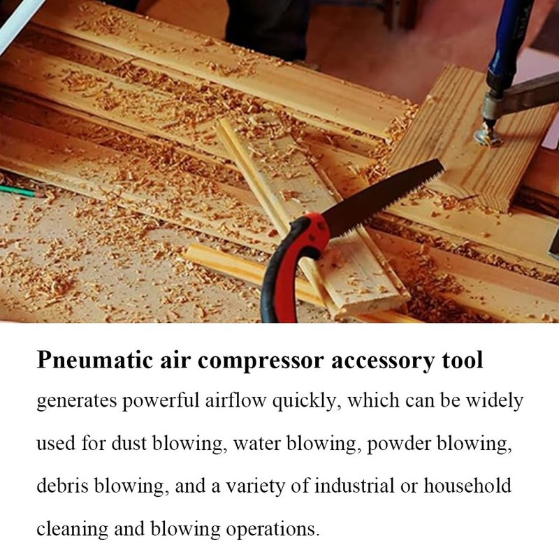 130mm Air Blow Gun, High Flow Air Compressor Blower Duster