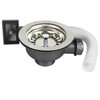 Qrity 114mm Kitchen Sink Waste Fittings 1½" Basket Strainer Waste